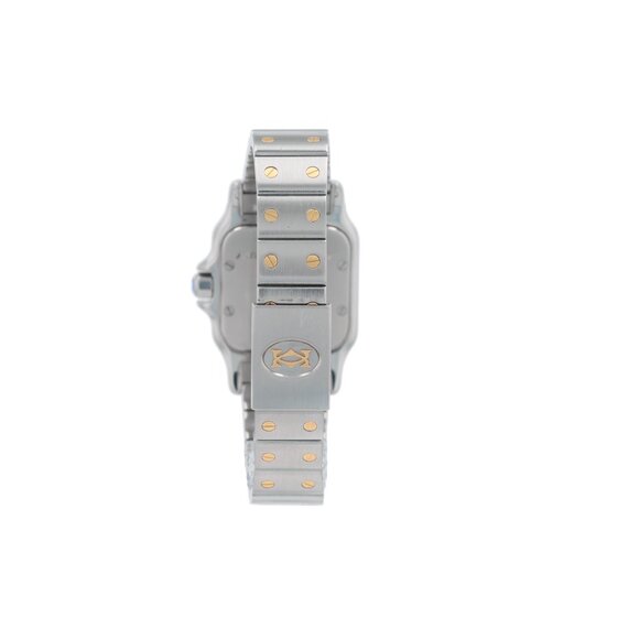 Cartier Santos Galbée Quartz 24mm White Roman Numeral Two-Tone Watch 1057930 main image 8
